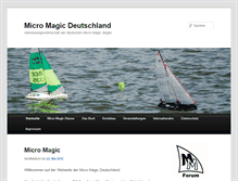 Tablet Screenshot of micromagic-rc-segeln.de